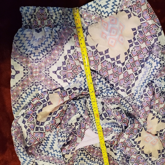 SOLD Express Boho Maxi Skirt Tapestry Print Purple S - Picture 15 of 16